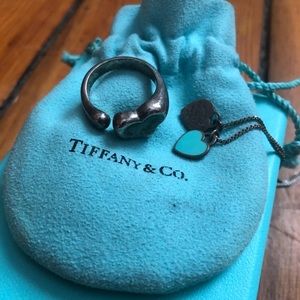 Tiffany Heart Pendant + Heart Ring